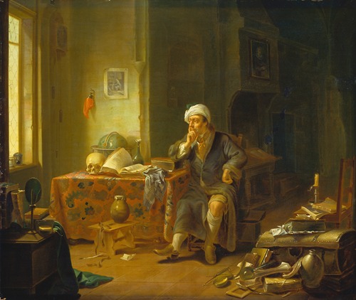 A Scholar in his Study