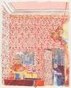 Interieur aux tentures roses I