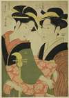 The Entertainer Tamino and the Serving Girl Nui of the Sumiyoshiya