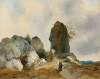 A Rocky Landscape with a Hermit