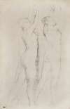 Deux femmes nues, les bras levés