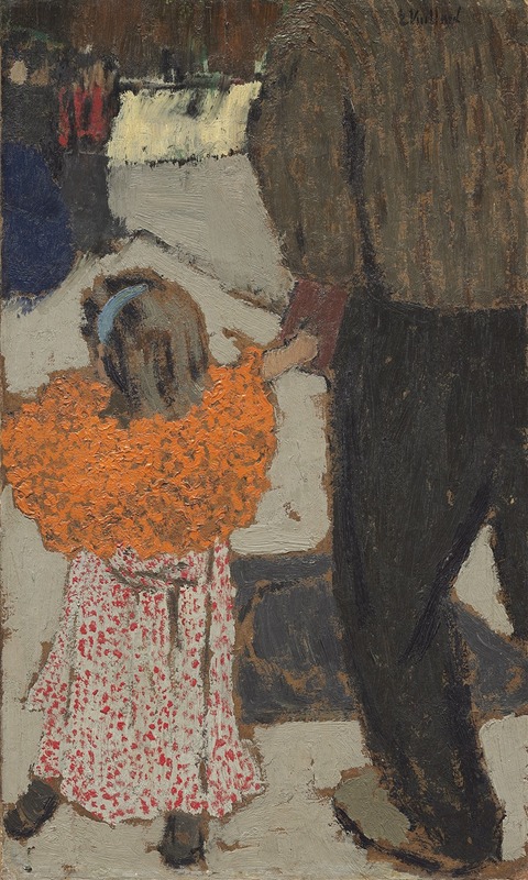 Édouard Vuillard - Child Wearing a Red Scarf