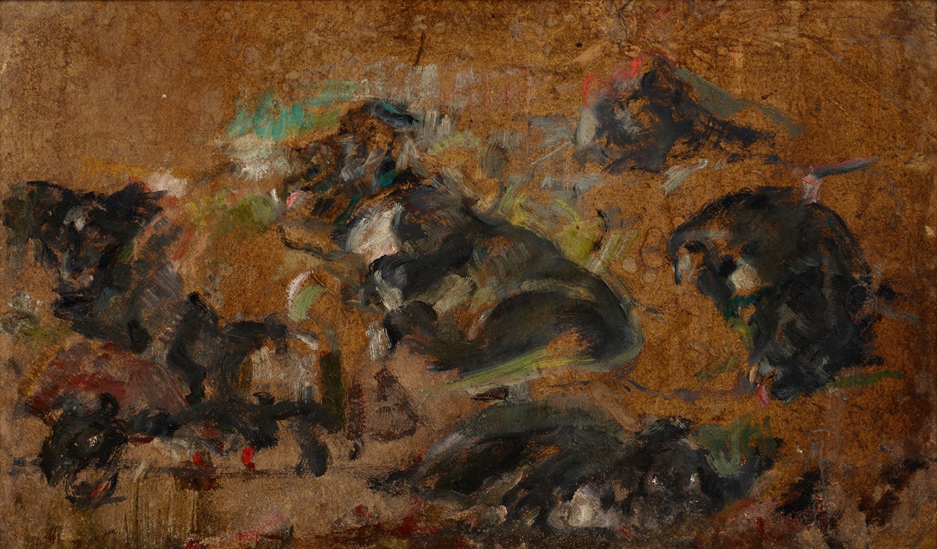 Olga Boznanska - Sketches of Dogs